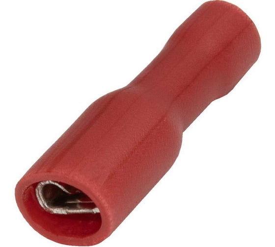 Изображение товара Клемма ножевая полностью изолированная Pro Legend 1.5 мм2, 4.8 х 0.8 мм, 10 А, 400 В, ПВХ, красная PL2916