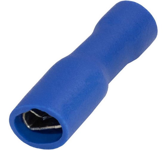 Изображение товара Клемма ножевая полностью изолированная Pro Legend 2.5 мм2, 4.8 х 0.8 мм, 15 А, 400 В, ПВХ, синяя PL2917
