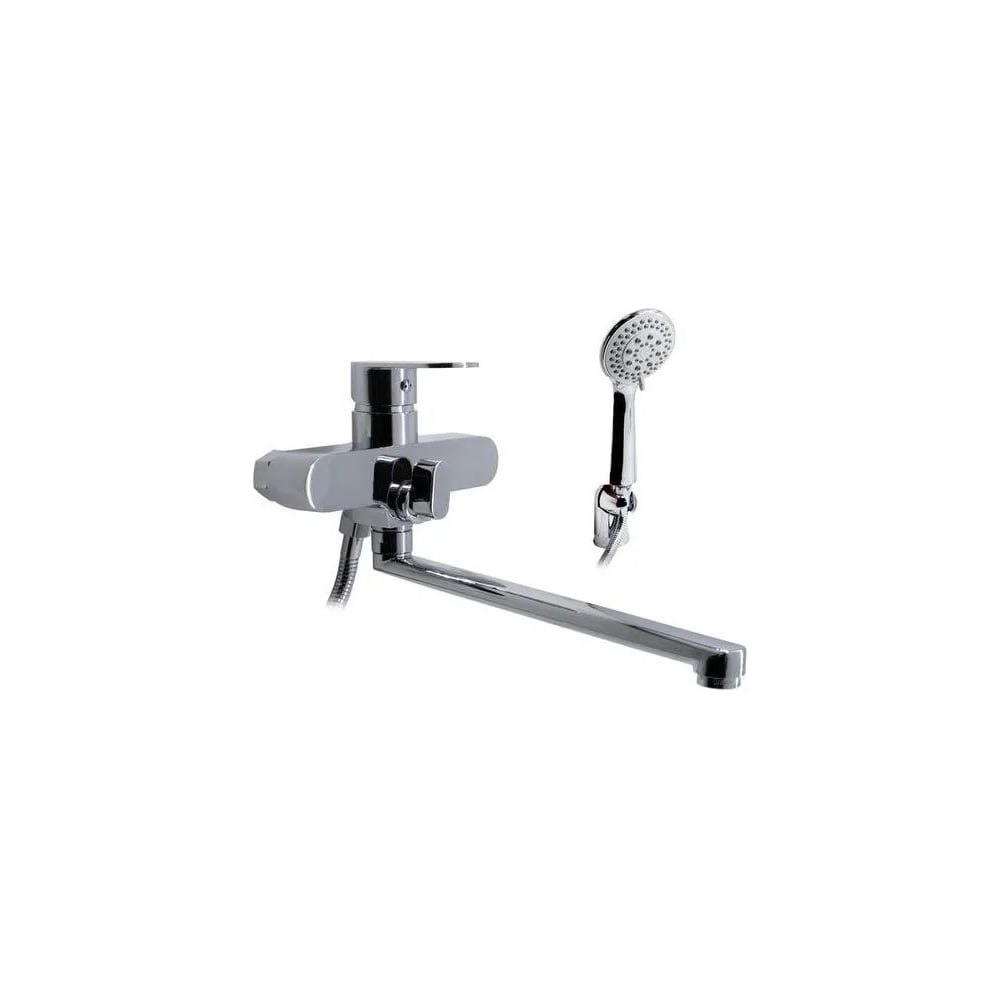 Изображение товара Damento Смеситель д/ванны CRYSTAL BA01.10, шаровый, хром, излив 300 мм, лейка 3 режима 000228