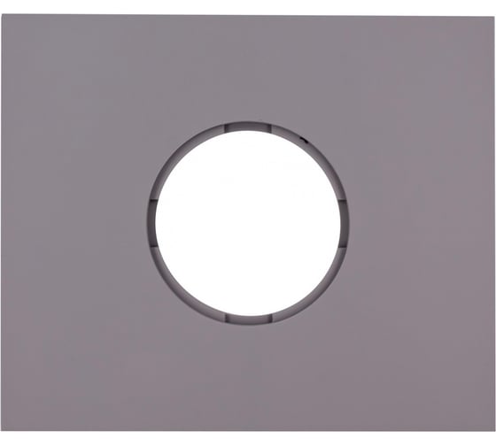 Изображение товара Рамка 1 постовая Bironi Шедель Бриз скрытый монтаж, пластик, цвет титан матовый BF6-610-26M