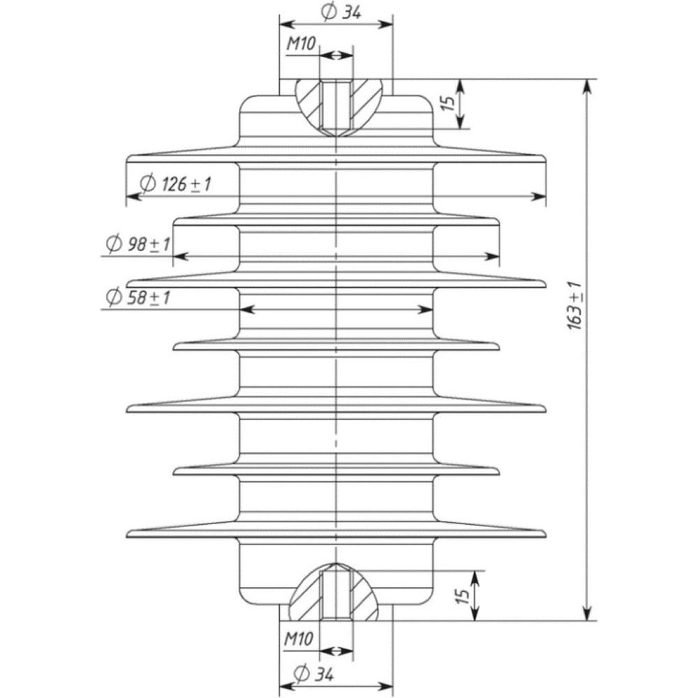 Изображение товара Устройство защиты от перенапряжений ЭНЕРВИК ENSTO HE-15SGAR 10 кВ 10 кА