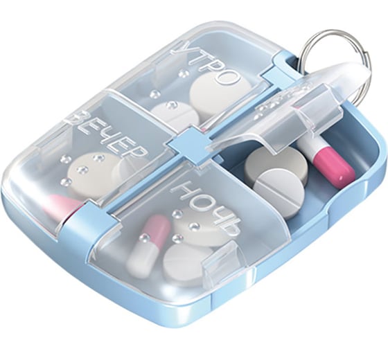 Изображение товара Пенал для лекарственных препаратов Дезар «Мини-таблетница-«КРОНТ» по ТУ 9398-035-11769436-2010 60568