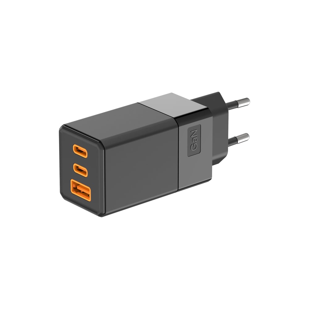 Изображение товара Сетевое зарядное устройство REXANT USB-A и 2 USB-C 65Вт 18-2209 для быстрой зарядки