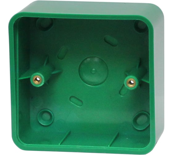 Изображение товара Адаптер пластиковый для накладного монтажа Smartec ST-EX014BR-GN зеленый, совместим с кнопками ST-EX144, ST-EX144L, ST-EX244 и ST-EX344LW smkd0753.1