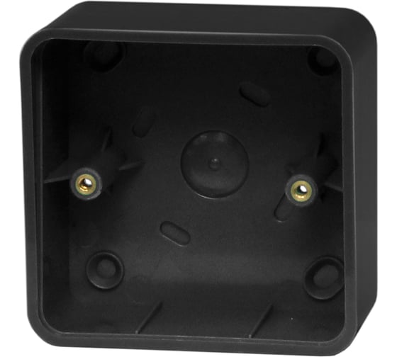 Изображение товара Адаптер пластиковый для накладного монтажа Smartec ST-EX014BR-BK черный, совместим с кнопками ST-EX144, ST-EX144L, ST-EX244 и ST-EX344LW smkd0753