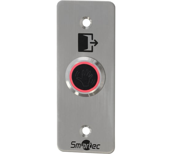 Изображение товара Кнопка ИК-бесконтактная металлическая Smartec ST-EX343LW врезная, СИД индикатор, НЗ/НР контакты, IP68 smkd0658