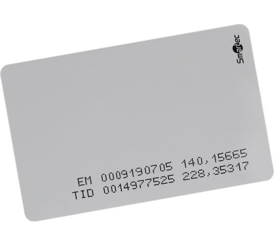 Изображение товара Карта UHF + EmMarin Smartec ST-LC021EM ISO формат, 86x54x0.8 мм. smkd0649