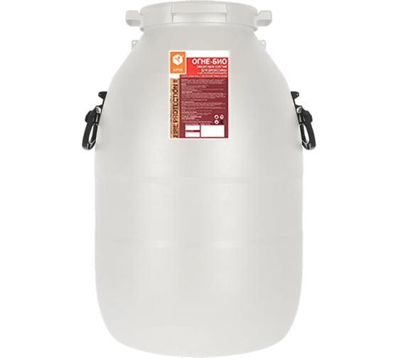 Изображение товара Огнебиозащитный состав для древесины APIS FIRE PROTECTION БАРЬЕР Эконом, бидон 50 кг 4665296515209