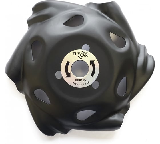 Изображение товара Нож для мотокосы TUSCAR BB0125, Professional, 240x25,4x1,5x6T, 3D 1030125816-6-2