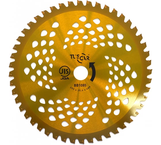 Изображение товара Нож для мотокосы TUSCAR BB1085 Professional, 255x25,4x48P, Strong Sharp, JIS 1031085112-48-2