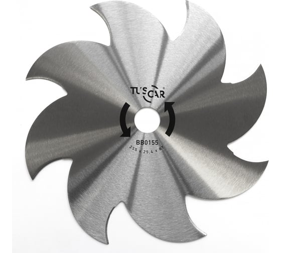 Изображение товара Нож для мотокосы TUSCAR BB0155, Professional, 255x25.4x1.4x8T, Shuriken 1030155712-8-2
