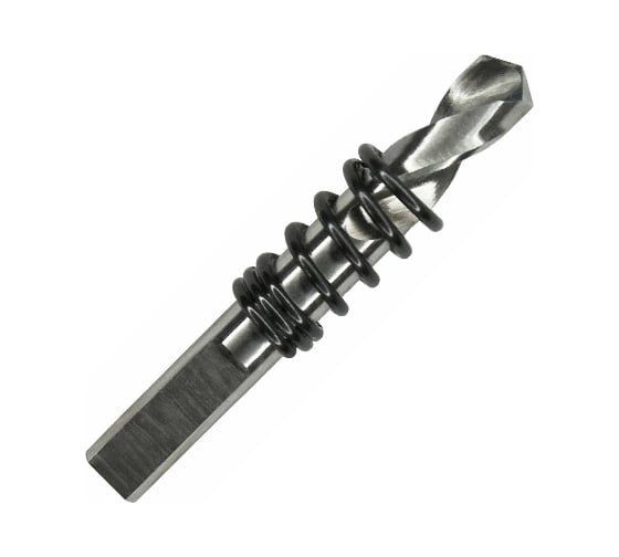 Изображение товара Сверло центрирующее с пружиной для коронок HM-12 по металлу 6х48 мм HSS D.BOR CDS-HS-6-48
