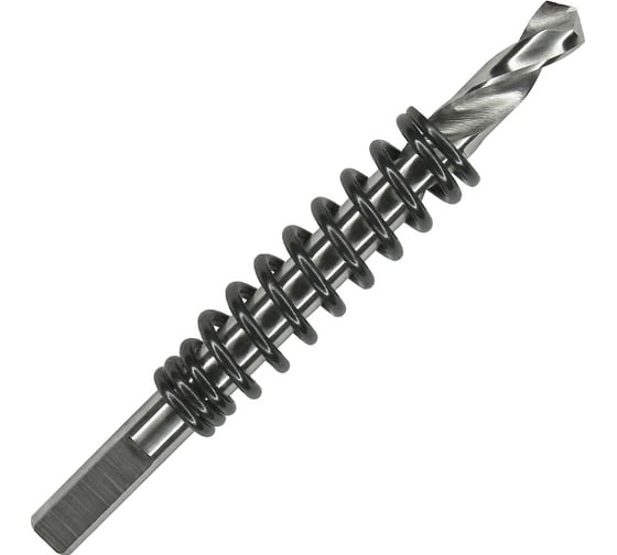 Изображение товара Сверло центрирующее с пружиной для коронок HM-28 по металлу 6х80 мм HSS D.BOR CDS-HS-6-80