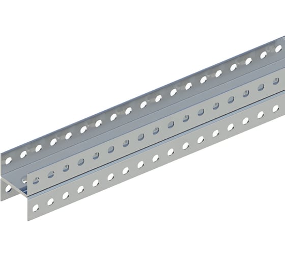 Изображение товара Стойка двойная усиленная ООО "СТАЛЬНЫЕ СИСТЕМЫ" SKD-600 50x50 (2,5мм) L=600мм горячий цинк SK13OO60-28