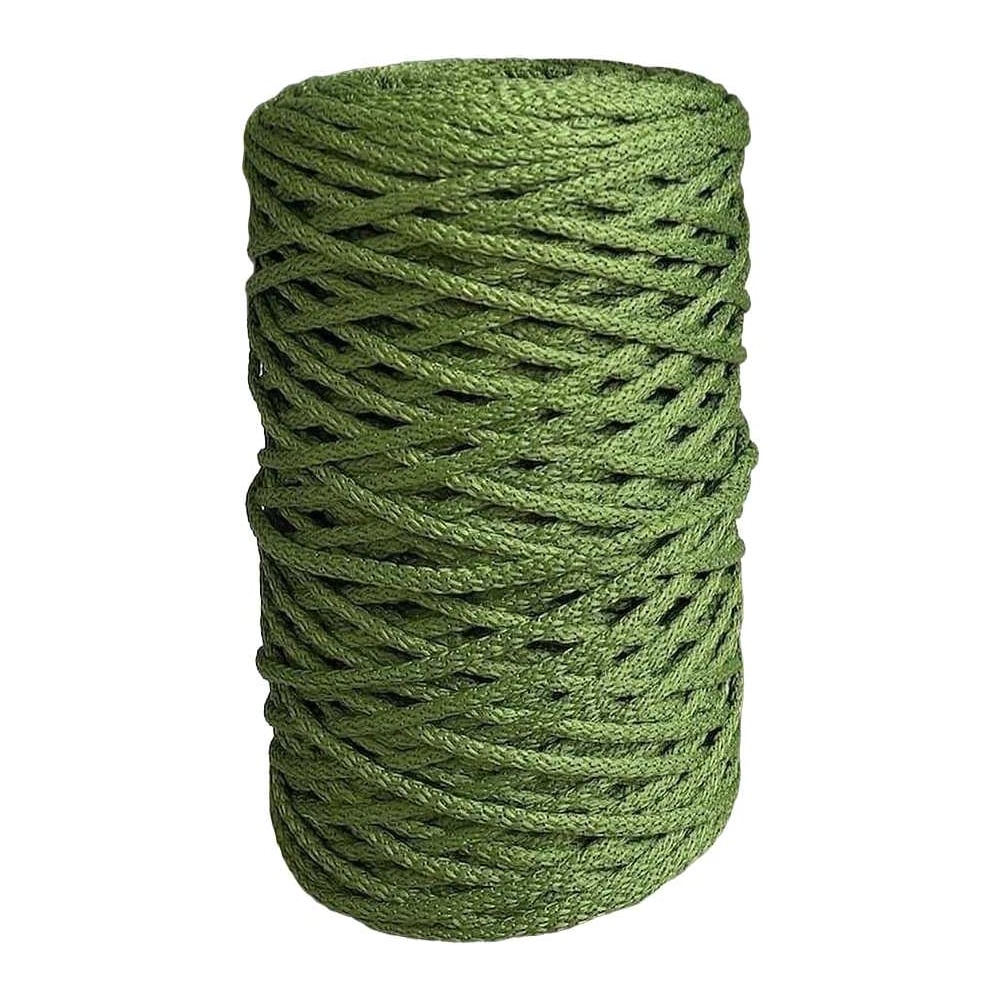 Изображение товара Шнур гамаковый Nita 5 мм 100 м полиэфир зелёный для творчества