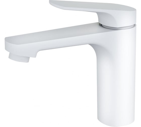 Изображение товара Смеситель для раковины Wonzon & Woghand белый матовый WW-A40492-MW