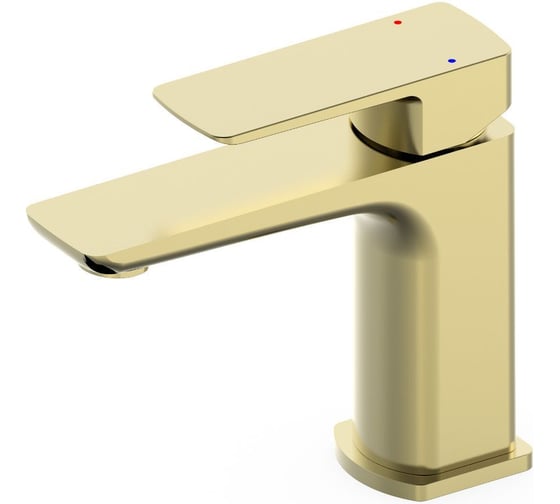 Изображение товара Смеситель для раковины Wonzon & Woghand брашированное золото WW-88139003-BG