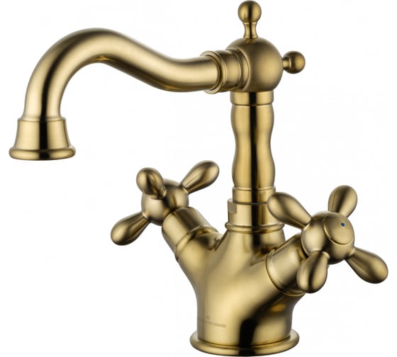 Изображение товара Смеситель для раковины Wonzon & Woghand брашированное золото WW-88139020-BG
