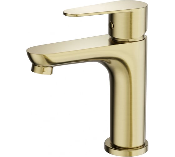 Изображение товара Смеситель для раковины Wonzon & Woghand брашированное золото WW-A40202-BG