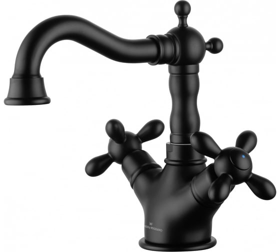 Изображение товара Смеситель для раковины Wonzon & Woghand черный матовый WW-88139020-MB