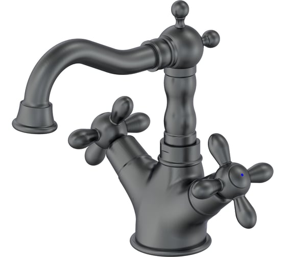 Изображение товара Смеситель для раковины Wonzon & Woghand темный графит WW-88139020-BGM