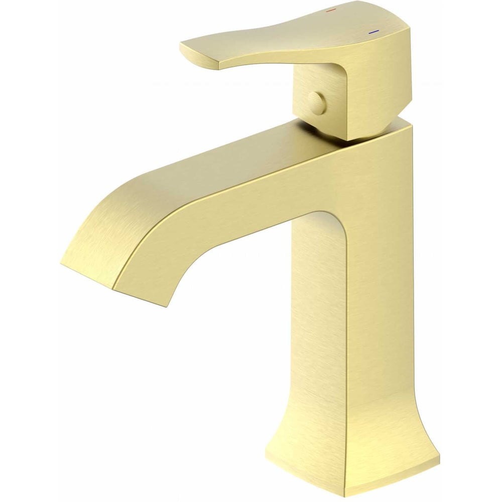 Изображение товара Смеситель для раковины Wonzon Woghand брашированное золото WW-88018072-BG