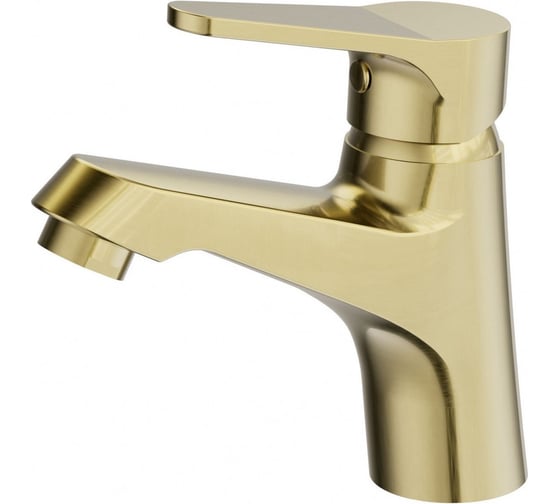 Изображение товара Смеситель для раковины Wonzon & Woghand брашированное золото WW-A40212-BG