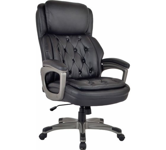 Изображение товара Кресло BRABIX Premium Regal Ex-557 нагрузка 150 кг, пружинный блок, экокожа, черный 532945