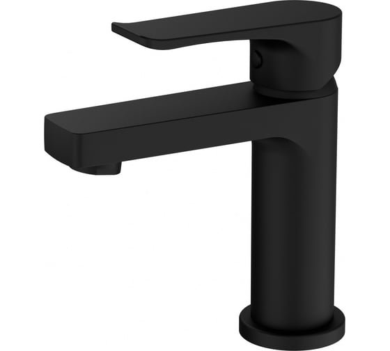 Изображение товара Смеситель для раковины Wonzon & Woghand черный матовый WW-A40222-MB