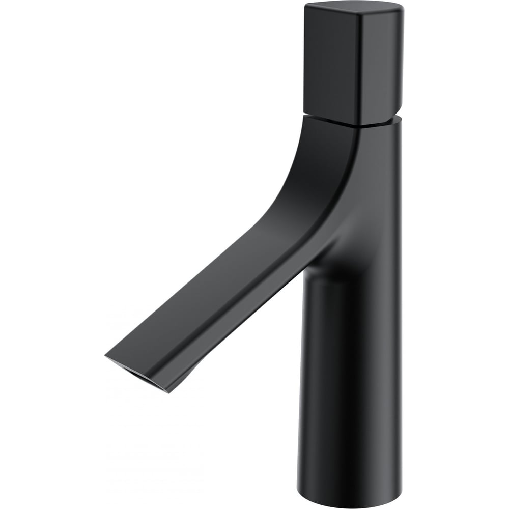 Изображение товара Современный однорычажный смеситель для раковины Wonzon & Woghand WW-H010-MB черный матовый