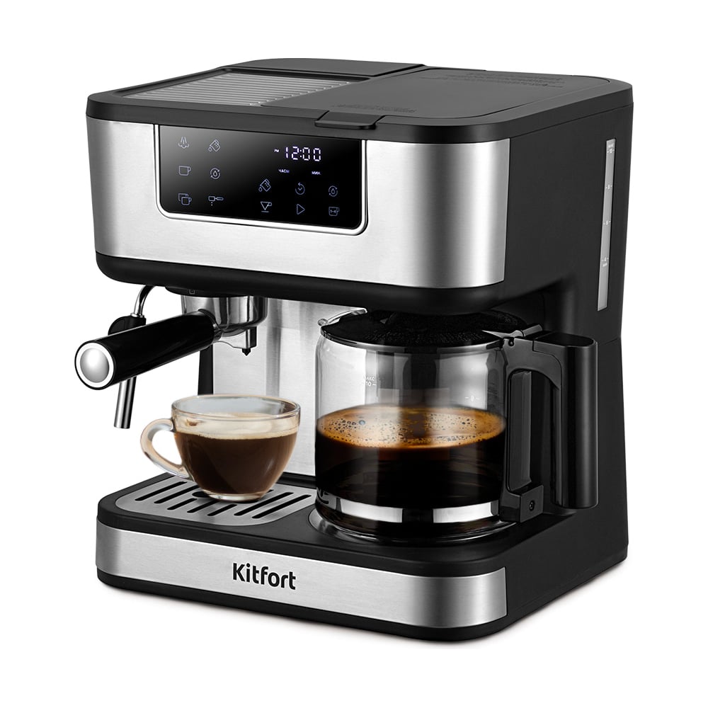 Изображение товара Кофейная станция Kitfort КТ-7524 для эспрессо и молотого кофе