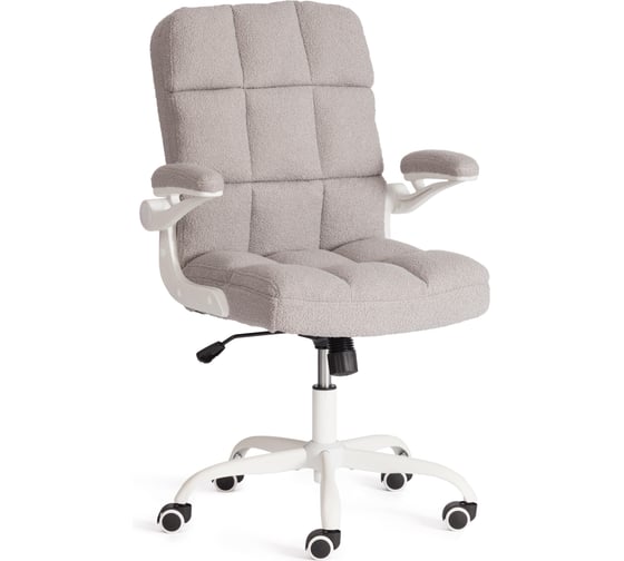 Изображение товара Кресло TetChair Lugano Wh ткань teddy, светло-серый 21802
