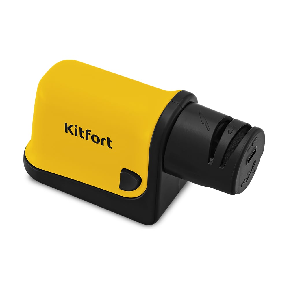 Изображение товара Электроточилка для ножей Kitfort КТ-4099-3 желтая компактная