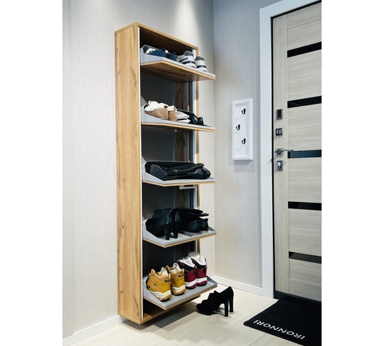 Изображение товара Обувница IRONNORI ЛАЙТ 5 МП Дуб Вотан/Дуб Вотан 102002