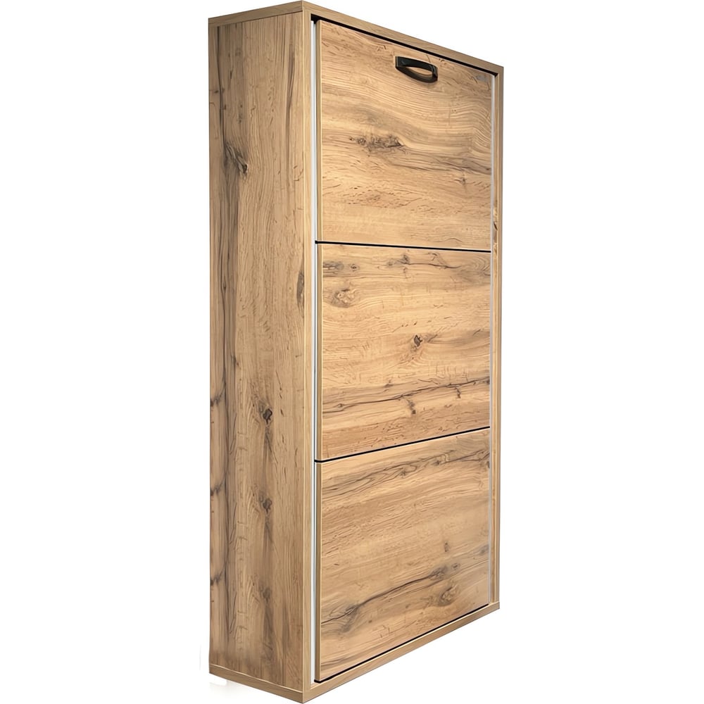 Изображение товара Обувница IRONNORI ЛАЙТ 3 МП Дуб Вотан практичная вместительная мебель для хранения обуви