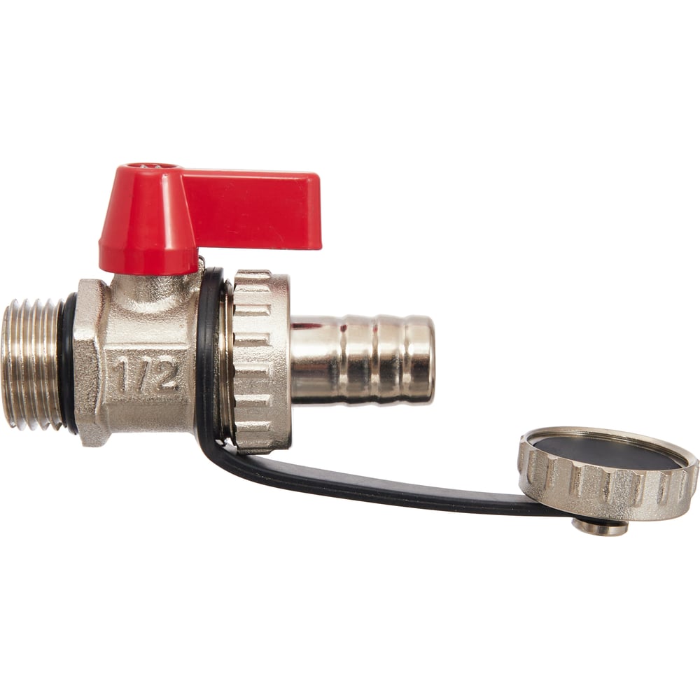 Изображение товара Кран шаровой дренажный Smart Install латунный 1/2 со штуцером