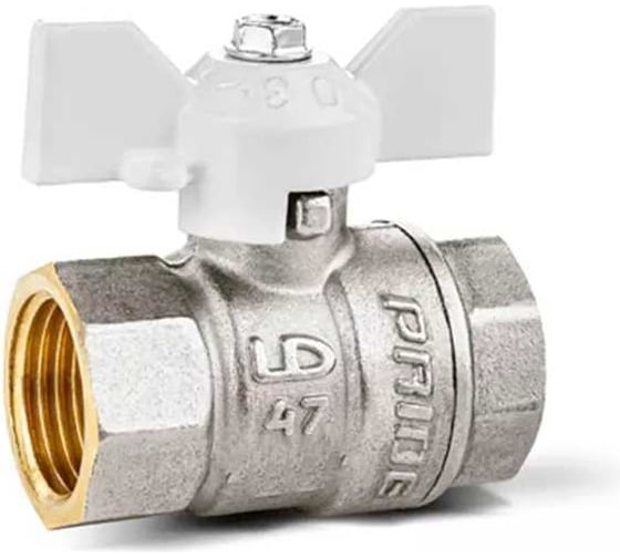 Изображение товара Шаровой кран LD Pride 47.20.В-В.Б (white) LD 47.310.20 W