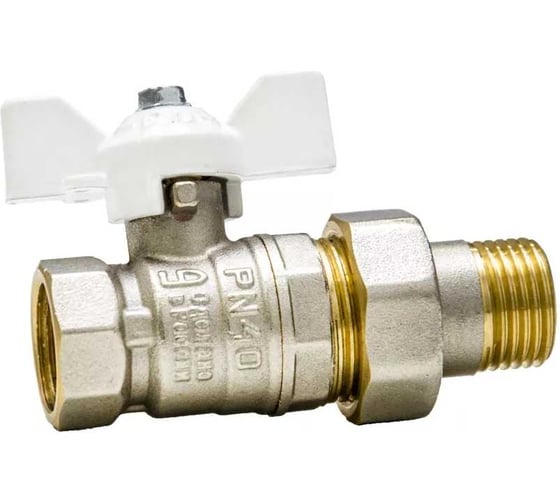 Изображение товара Шаровой кран LD Pride 47.15.В-ГШ.Б (white) LD 47.316.15 W