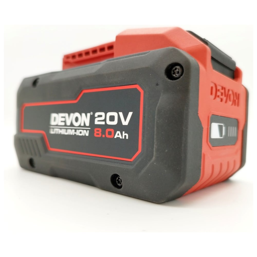 Изображение товара Аккумулятор для электроинструмента DEVON 8 Ач 5150-LI-20-80 профессиональный литий-ионный
