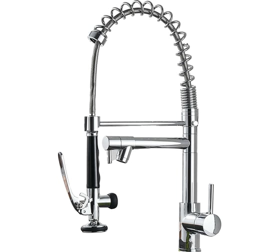 Изображение товара Смеситель профессиональный для кухни с душирующим устройством Профсан ПСМ-104-39 тип ГОСТ См-МОЦЩБА PSM-104-39