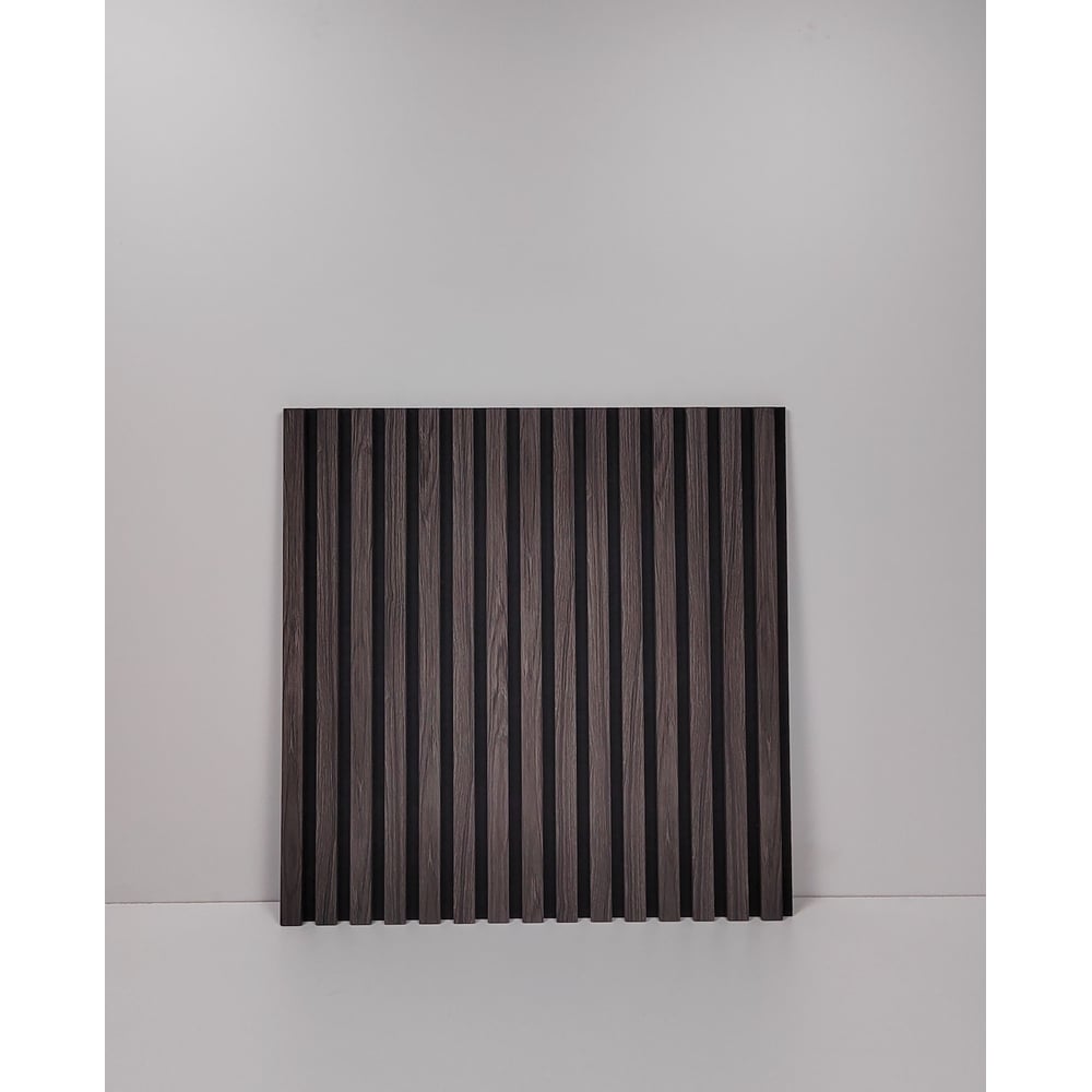 Изображение товара Акустическая панель Indeco 60x60см МДФ черный/ясень дымчатый 00-00085862