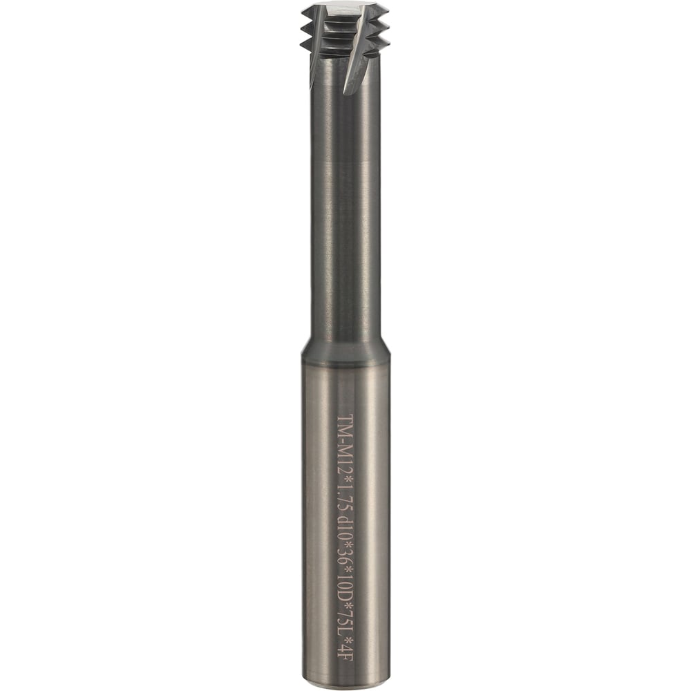 Изображение товара Резьбофреза твердосплавная BSKT 3-витковая М12 шаг 1.75мм AlTiSiN