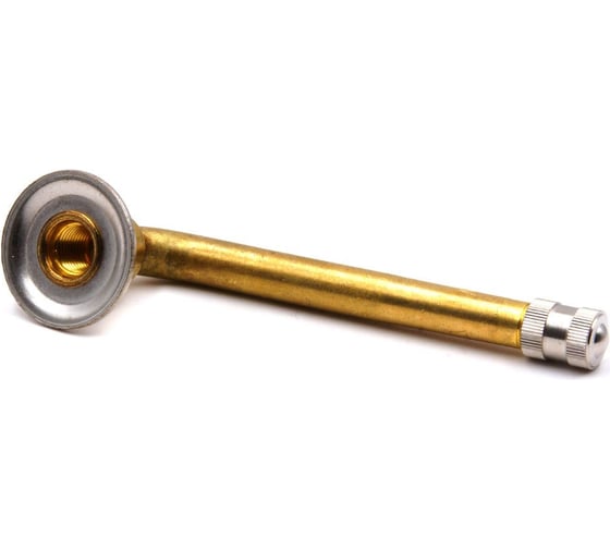 Изображение товара Вентиль HQ-mech V3.02.09 накручиваемый для грузовых шин с камерой, сельхоз и спецтехники, V8, латунь УТ000003192