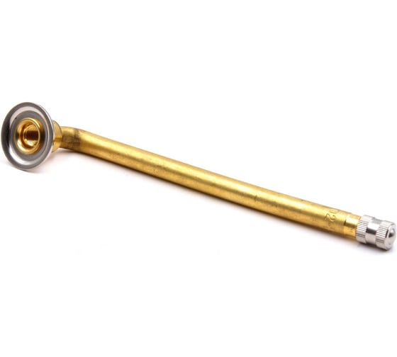 Изображение товара Вентиль HQ-mech V3.02.12 накручиваемый для грузовых шин с камерой, сельхоз и спецтехники, V8, латунь УТ000003195