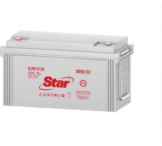 Изображение товара Аккумулятор для ИБП Star DJM12120 12В 120 Ач УТ-00002611