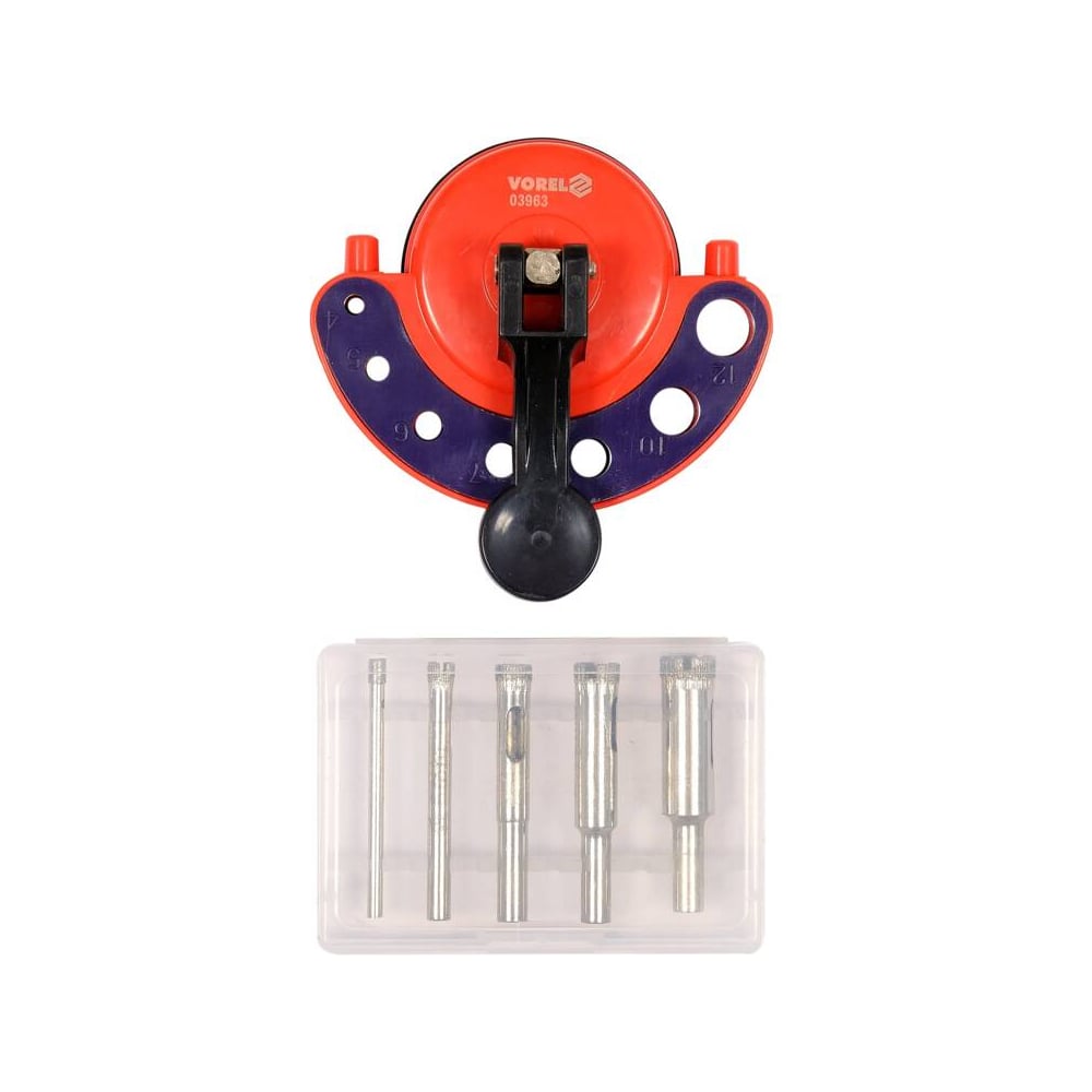 Изображение товара Направляющая для сверления отверстий в плитке VOREL 3963