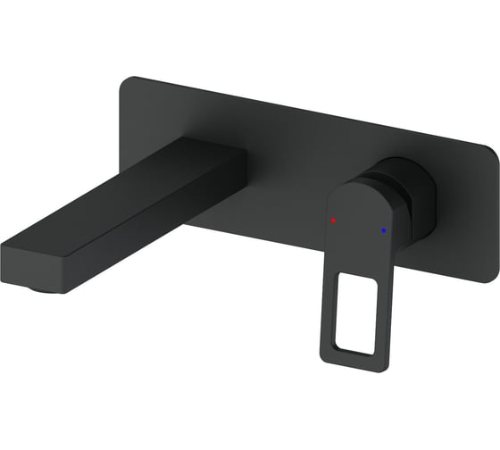 Изображение товара Встраиваемый смеситель для раковины Wonzon & Woghand черный матовый WW-88869010-MB