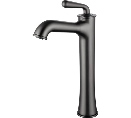 Изображение товара Смеситель для раковины высокий Wonzon & Woghand, темный графит WW-88239008-BGM
