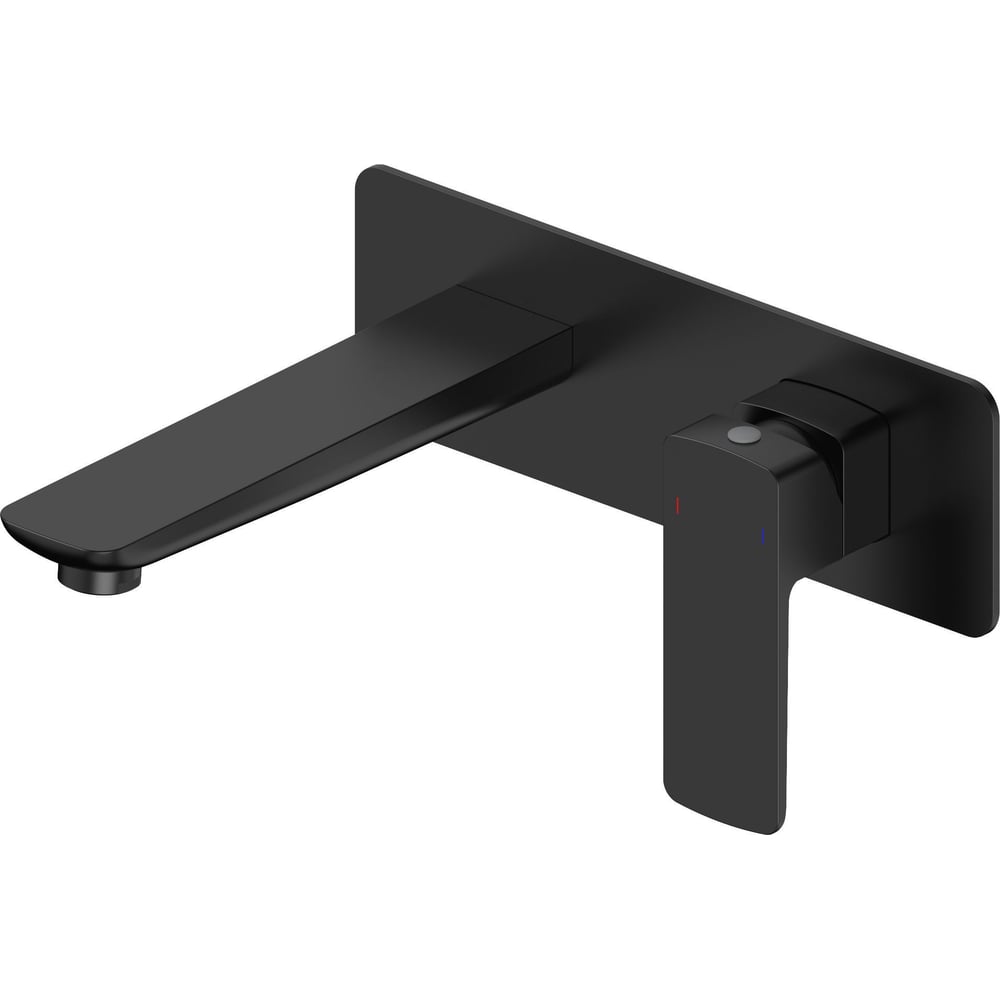 Изображение товара Встраиваемый однорычажный смеситель Wonzon & Woghand черный матовый WW-88869003-MB