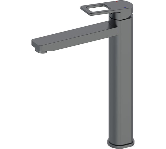 Изображение товара Смеситель для раковины высокий Wonzon & Woghand, темный графит WW-88239010-BGM